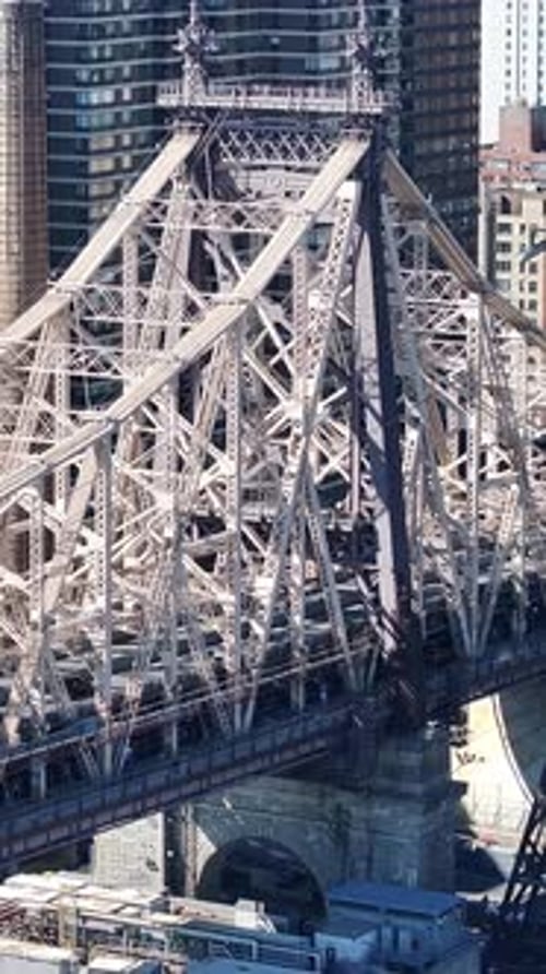 Queensboro Bridge At Manhattan In New York United States.