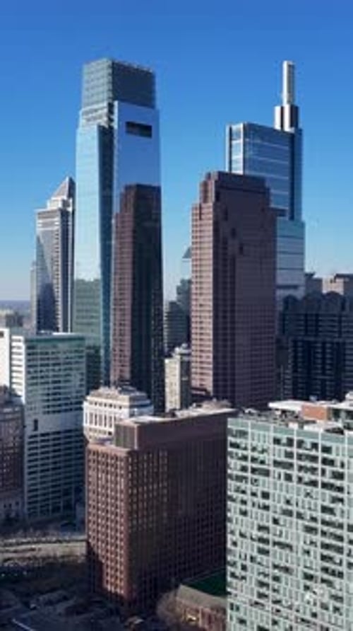 Downtown Philadelphia At Philadelphia In Pennsylvania United States.