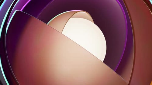 Abstract Fluid Morphing Shape Reveal Animation