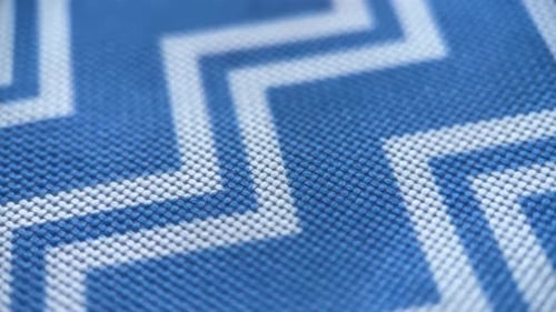 Blaue Stoffmuster mit Makrotextur