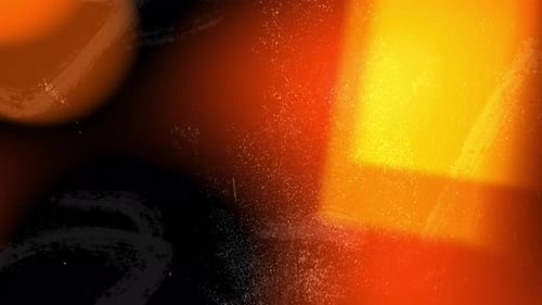 Hand Drawn Sketch Transition with Vibrant Light Leaks