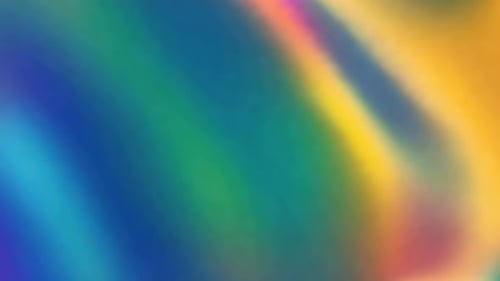 Lebendige abstrakte Bewegungsschleife mit flüssigem Farbverlauf, weich, bunt, W