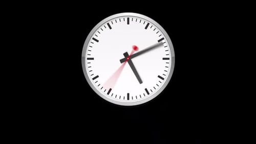 Wanduhr Alpha Channel
