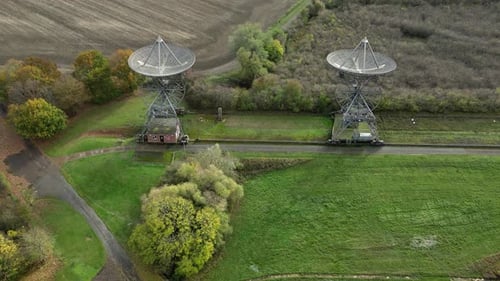 Radio Telescopes in Rural Green Field