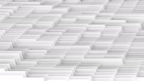 Abstract Geometric White Shapes Moving Horizontally Background Loop