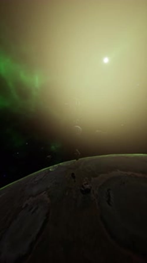 a Large Cluster of Asteroids Near an Unknown Planet Vertical