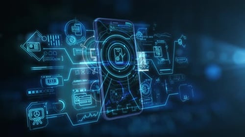 3D Mobile Phone Graphics with Statistical Overlays