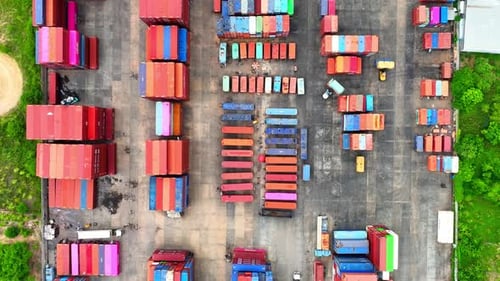 Ein Containerhof.