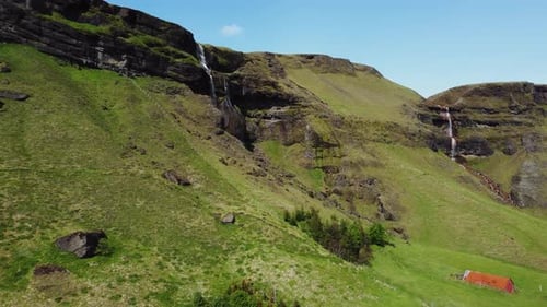 Iceland panoramic landscape panorama view