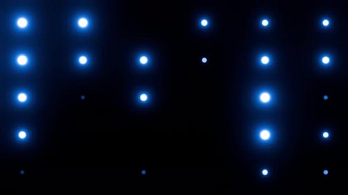 Blue Vj Loop Background Dots For Show Animation