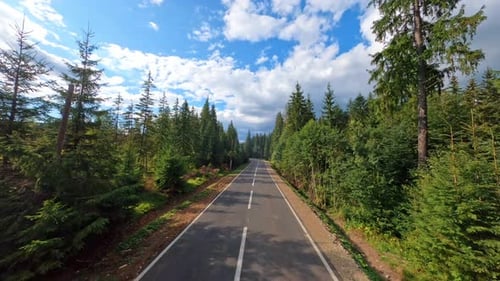 Enjoy a Breathtaking Scenic Highway That Winds Through Lush Forests and Expansive Fields