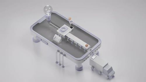 3D Loop Satisfying Online Shopping Animation