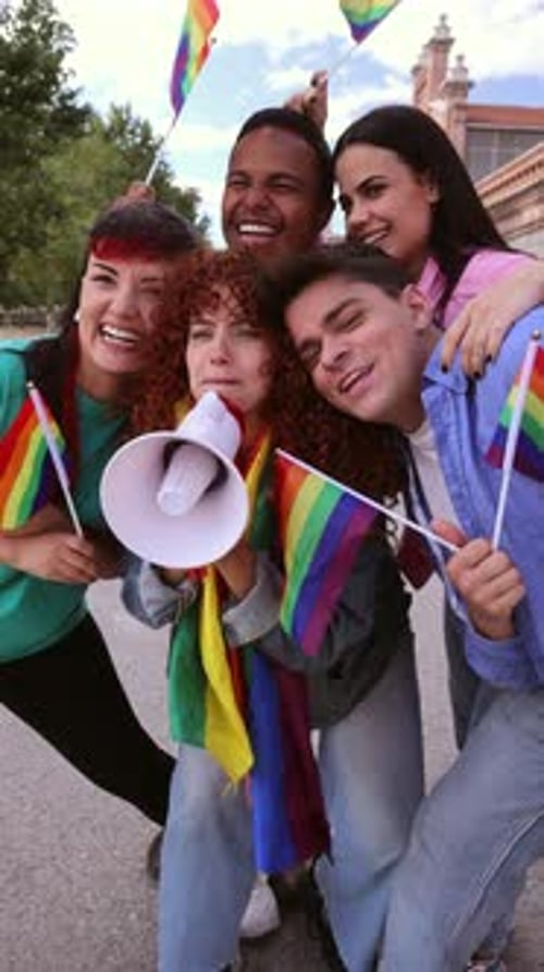 Friends Celebrating Pride in the City