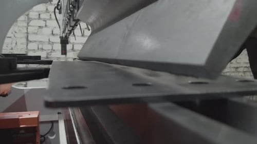 Metal Bender Machine Forming Metal Plate