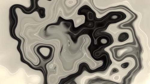 Abstract Fluid Morphing Liquid Seamless Loop Background