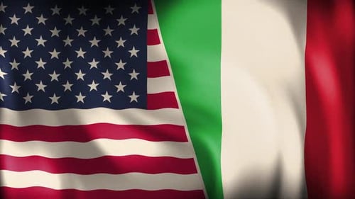 Usa And Italy Background Loop