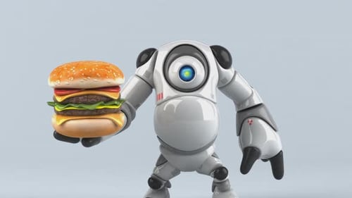 Großer Roboter - 3D-Animation