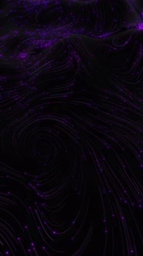 Fondo abstracto de neón 3D, línea brillante, rosa y azul en movimiento
