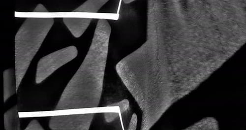 Abstract Black and White Geometric Pattern