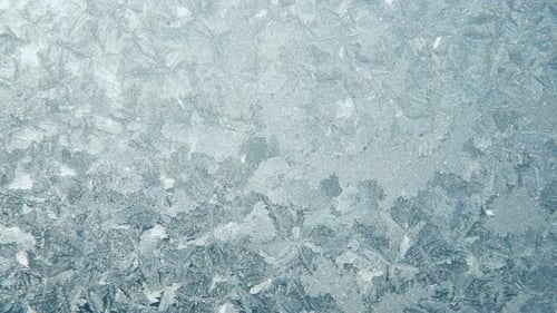 Icy Patterns and Frost Formations in Winter