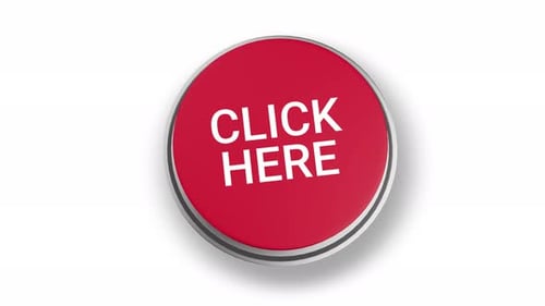 Animated 3D Red Click Here Button Press