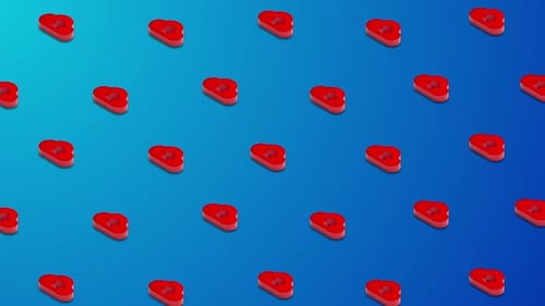 Icons hochladen Animation Hintergrund Loop