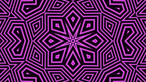 Hypnotic Glowing Pattern Background