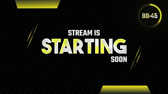 Live Streaming Intro Overlay Gradient Style Background_V3, Motion ...