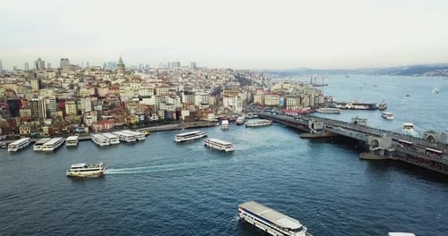 Istanbul Turkey Aerial View