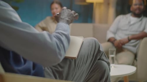 Couple in Therapy Session with Counselor