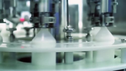 Automatic Rotary Filling Machine for Pharmaceutical Vials - 4K