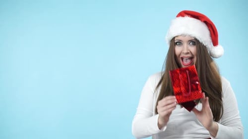 Girl Is Unhappy About Her Christmas Gift