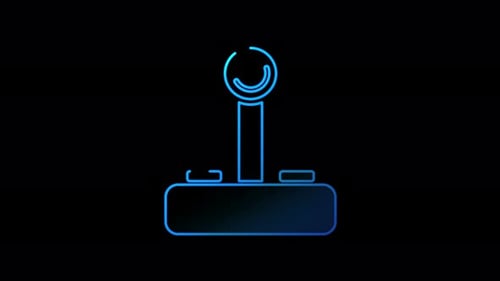 Joystick gaming symbol loop concept