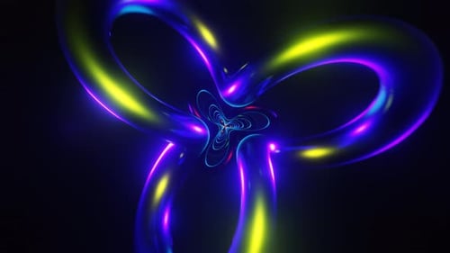 Step Into the Neon Disco Spotlight in This VJ Loop