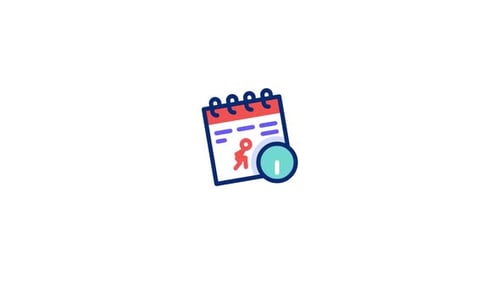 Schedule Animated Icon