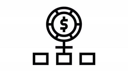 budget line icon animation