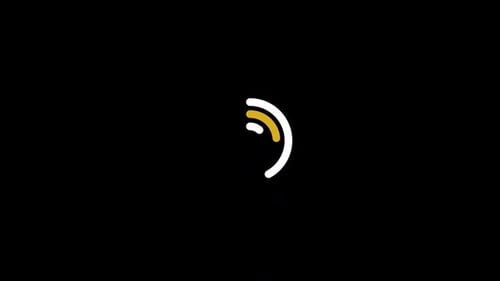 Progress symbol icon animation video