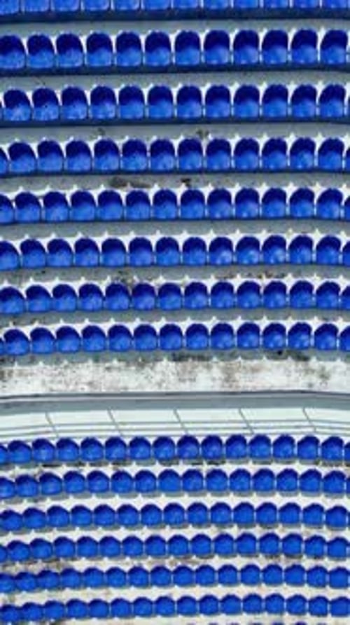 Vertical View Of Stadium Seats