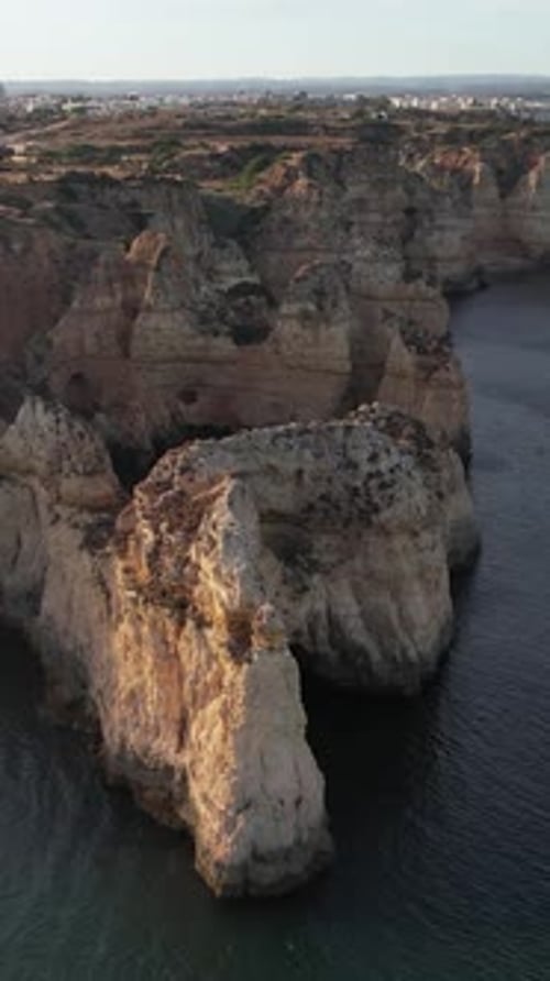 Rock Formations, Ponta Da Piedade in Algarve, Lagos, Portugal