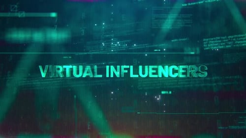 Futuristic Digital Glitch Text Reveal Opener