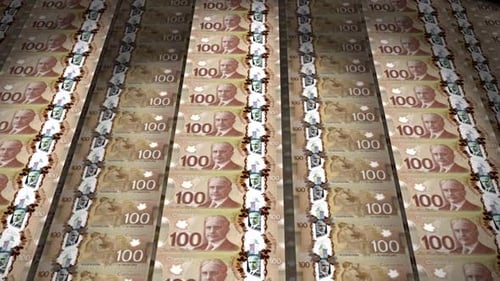 Moneda del Banco de Canadá: $100