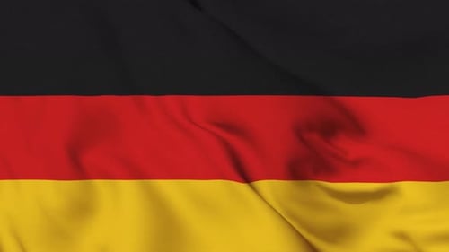 German Flag Waving Loop