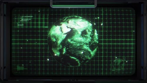 3D Sci Fi Digital Screen 03