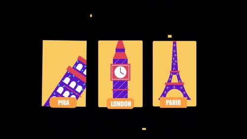 World Travel Agency Animation On Alpha