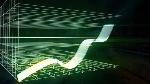 4K Graph Up Statistical Analysis Animated Video