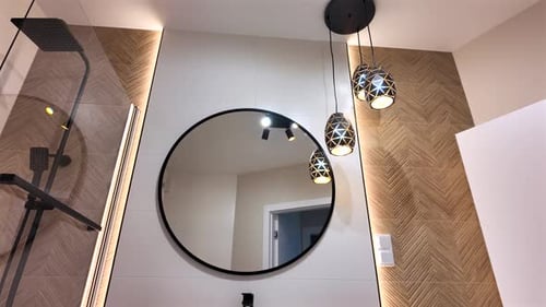 Luxury Master Bathroom, Modern Style.