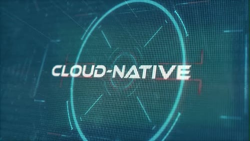 Futuristic Digital Cloud-Native Text Reveal Animation