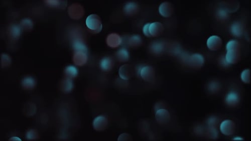 Silver Color Bokeh Particles Animation Loop