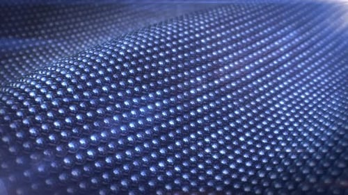 Abstract Blue Spheres Undulating Seamless Loop Background