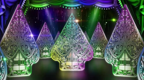 Neon Gunungan Wayang 2
